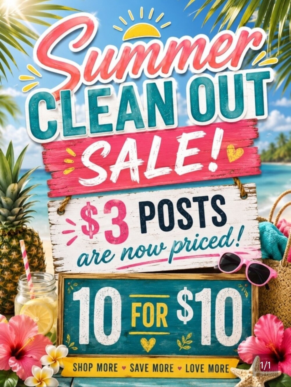 Summer Clean Out SALE!